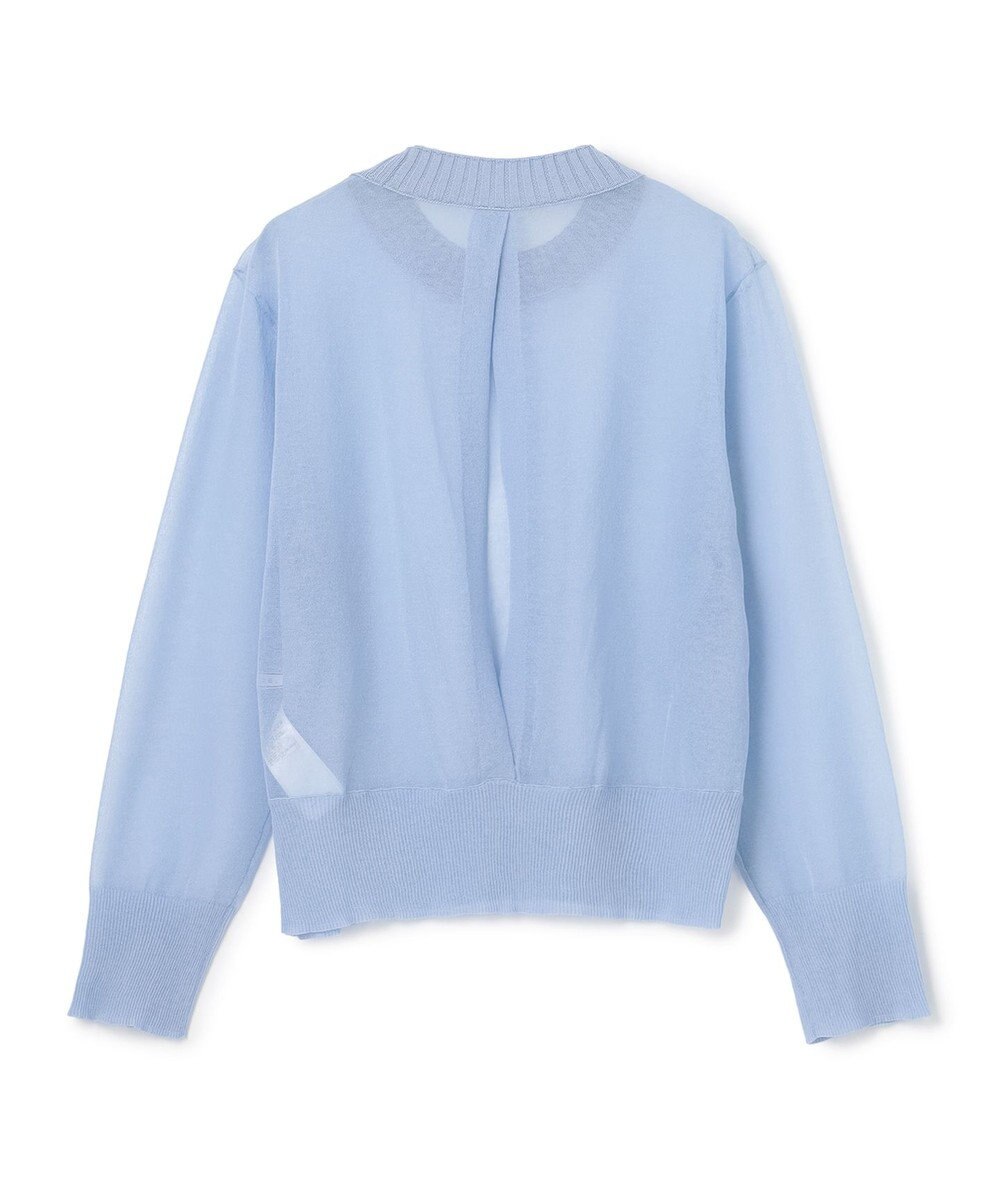 BEIGE， PYRRHOT / シアーコンビ バックスリットプルオーバー 