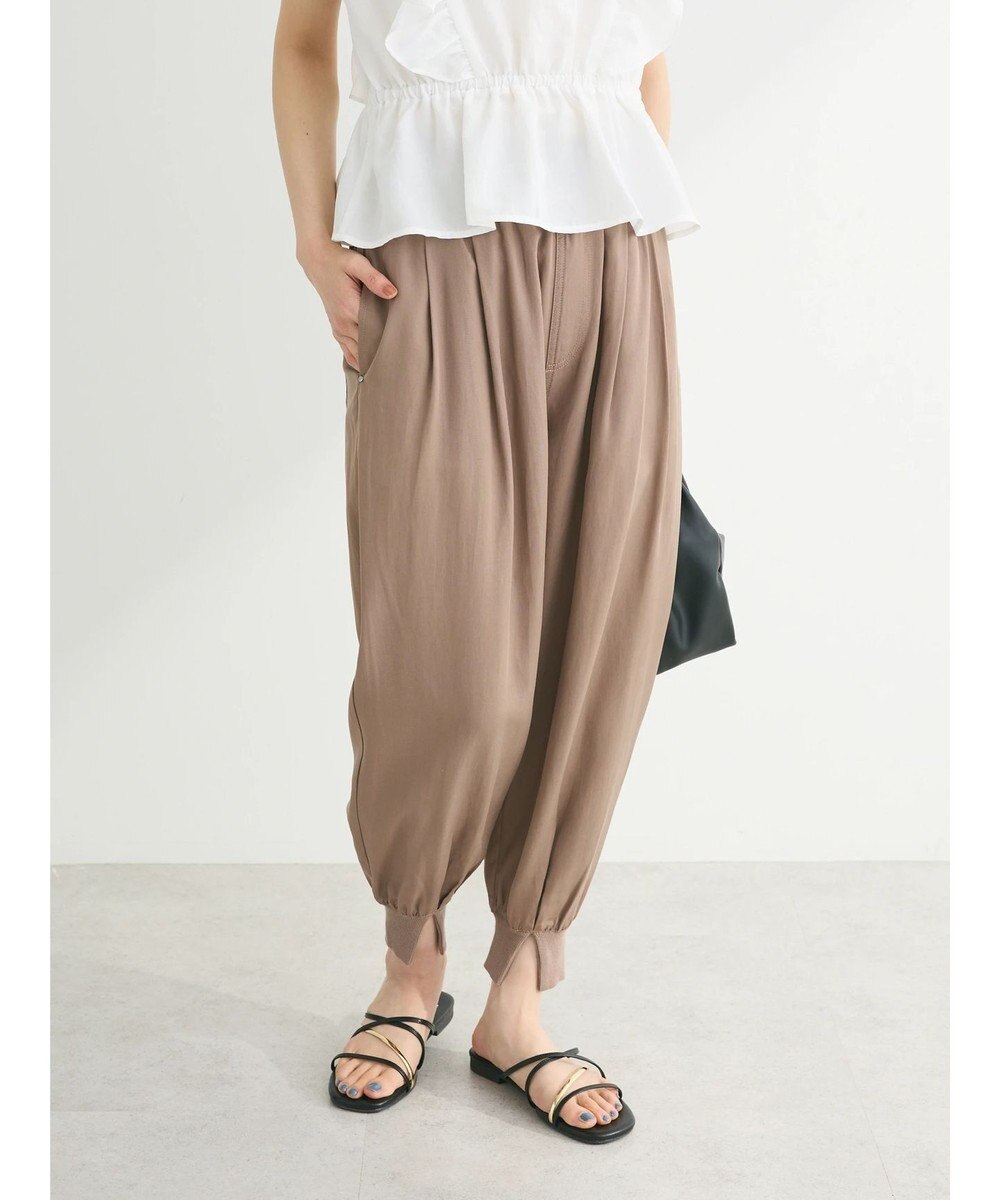 Green Parks ・ｆｕｒｒｙ　ｒａｔｅ　リブキリカエジョガーパンツ 