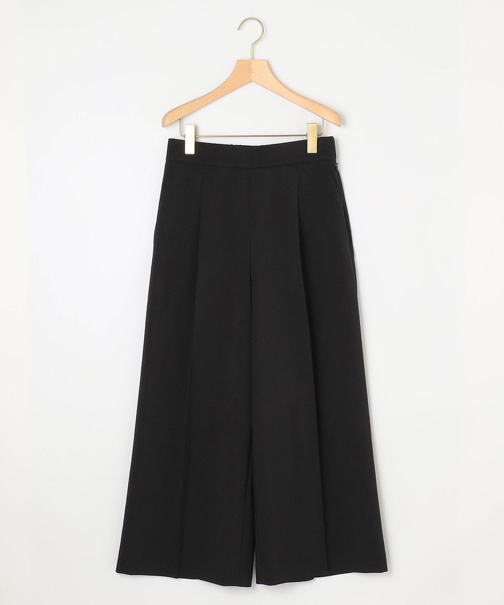 組曲 【美シルエット・ストレッチ・シワになりにくい】オシャクロス ガウチョパンツ 