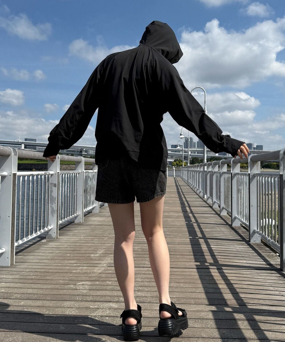 WEGO 【UVカット/吸水速乾】ラッシュガードパーカー 