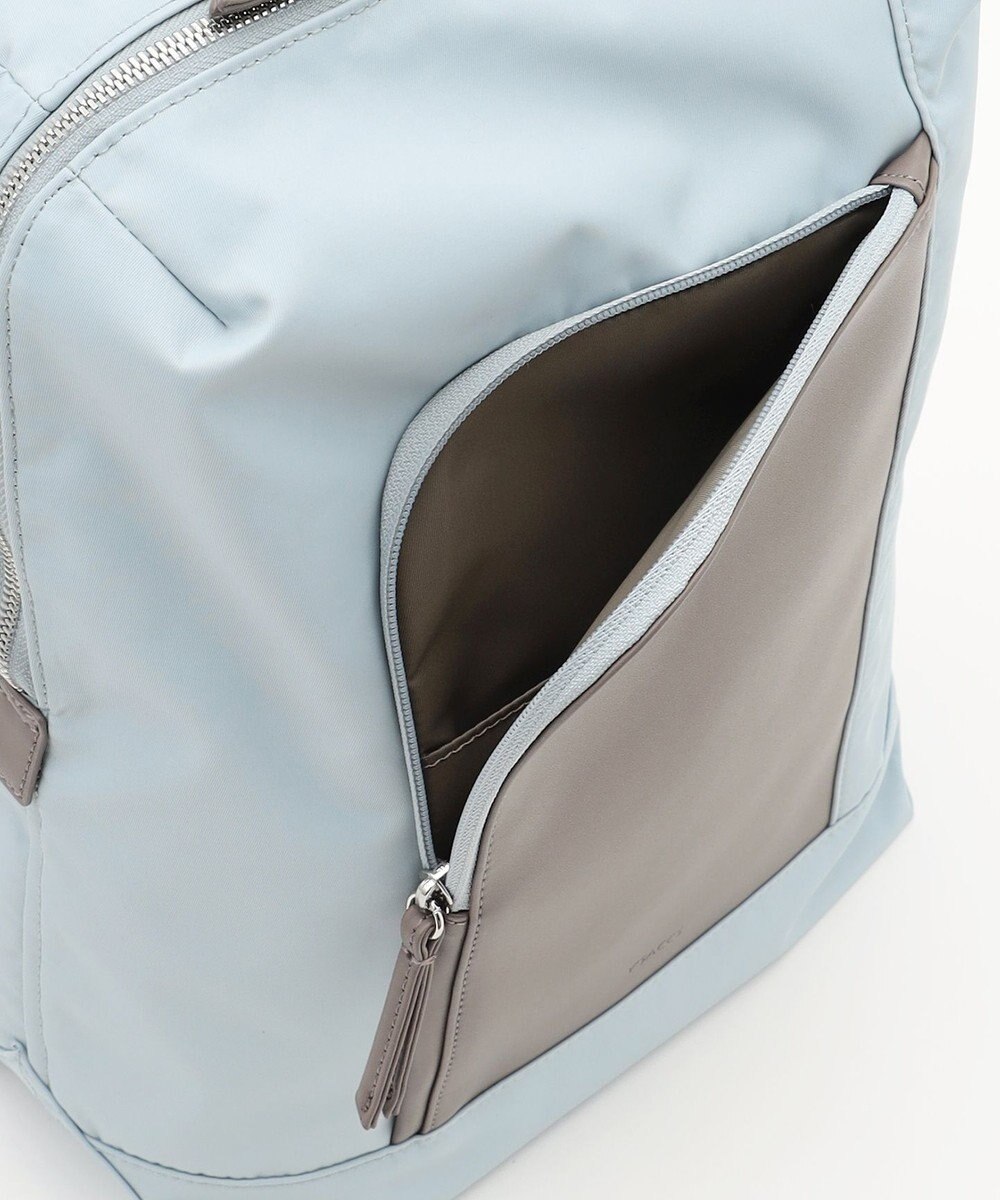 Y'SACCS ナイロン×リサイクルレザー　コンビマルチリュック 