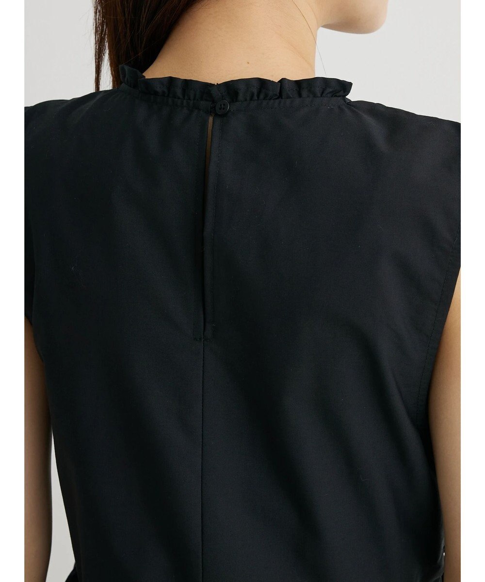 Green Parks ・Ｄｏｕｂｌｅ　Ｆｌａｇｓ　シャーリングノースリワンピ 