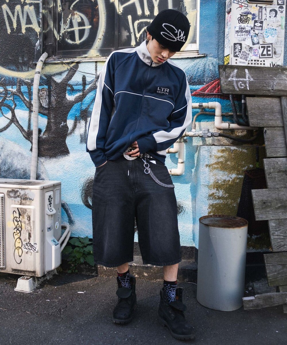 WEGO 【ユニセックス着用ITEM/MLサイズ展開】パイピングトラックジャケット 