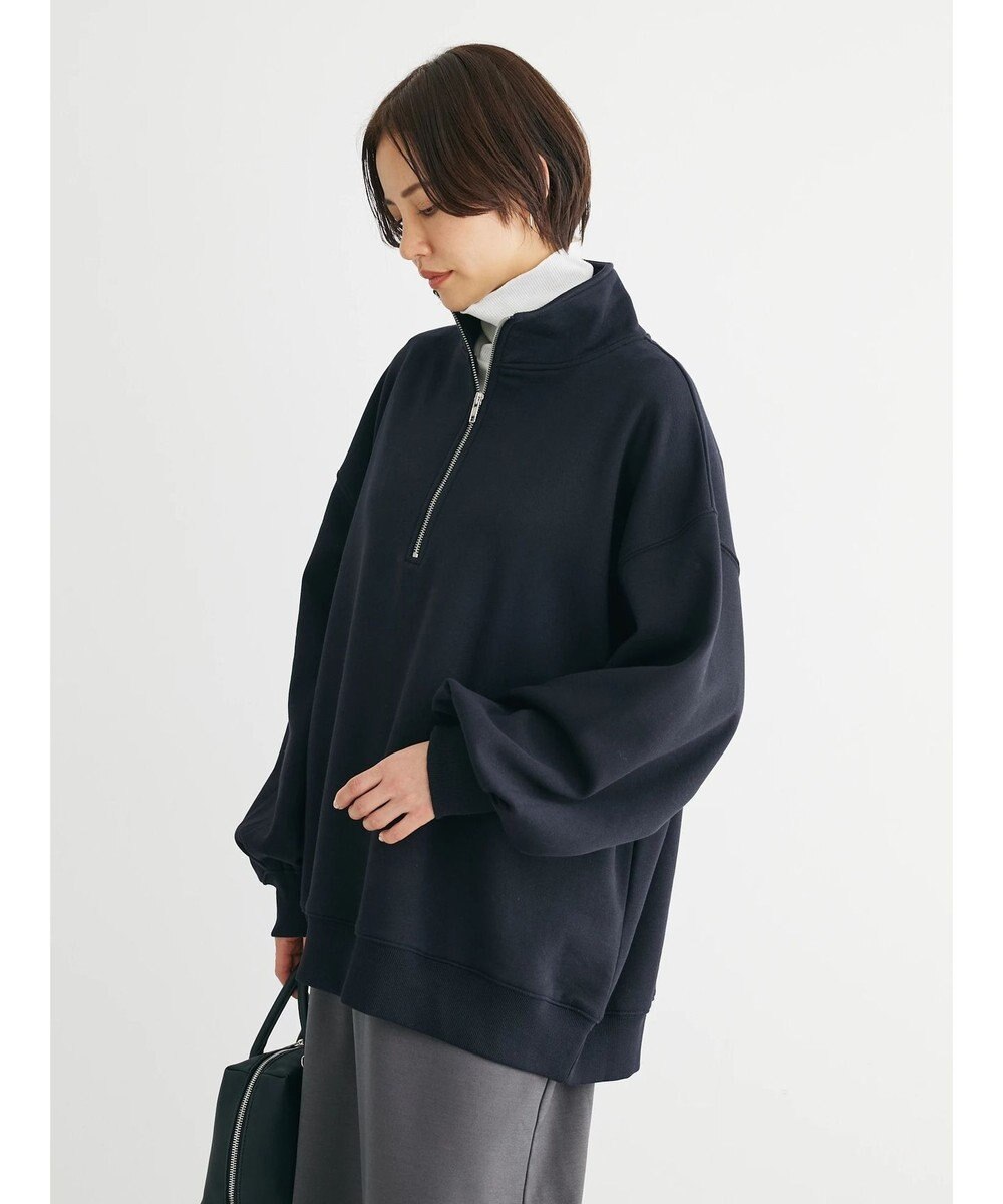 Green Parks ・ＳＵＧＡＲ　ＳＰＯＯＮ　ウラキモウハーフＺＩＰスウェット 