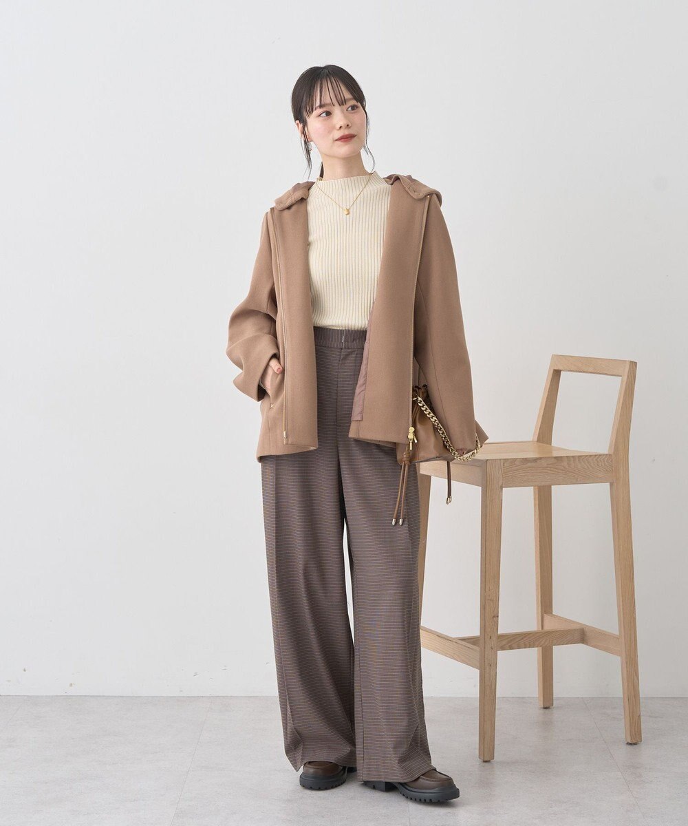 earth music&ecology 【フード取り外し可】2WAYフードコート 