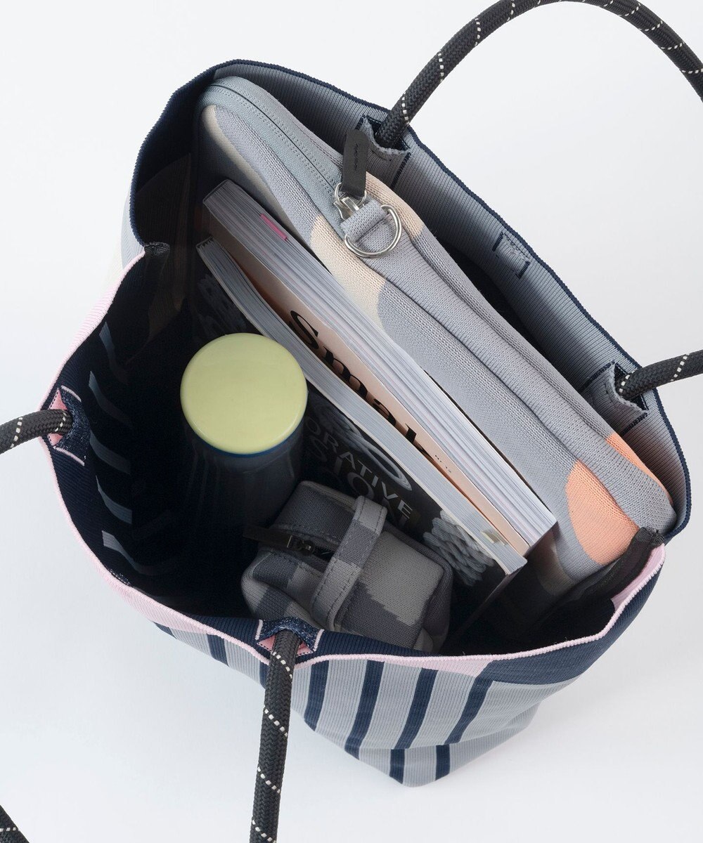 TRICOTE 【PC／A4サイズ】ストライプニットtote bag 