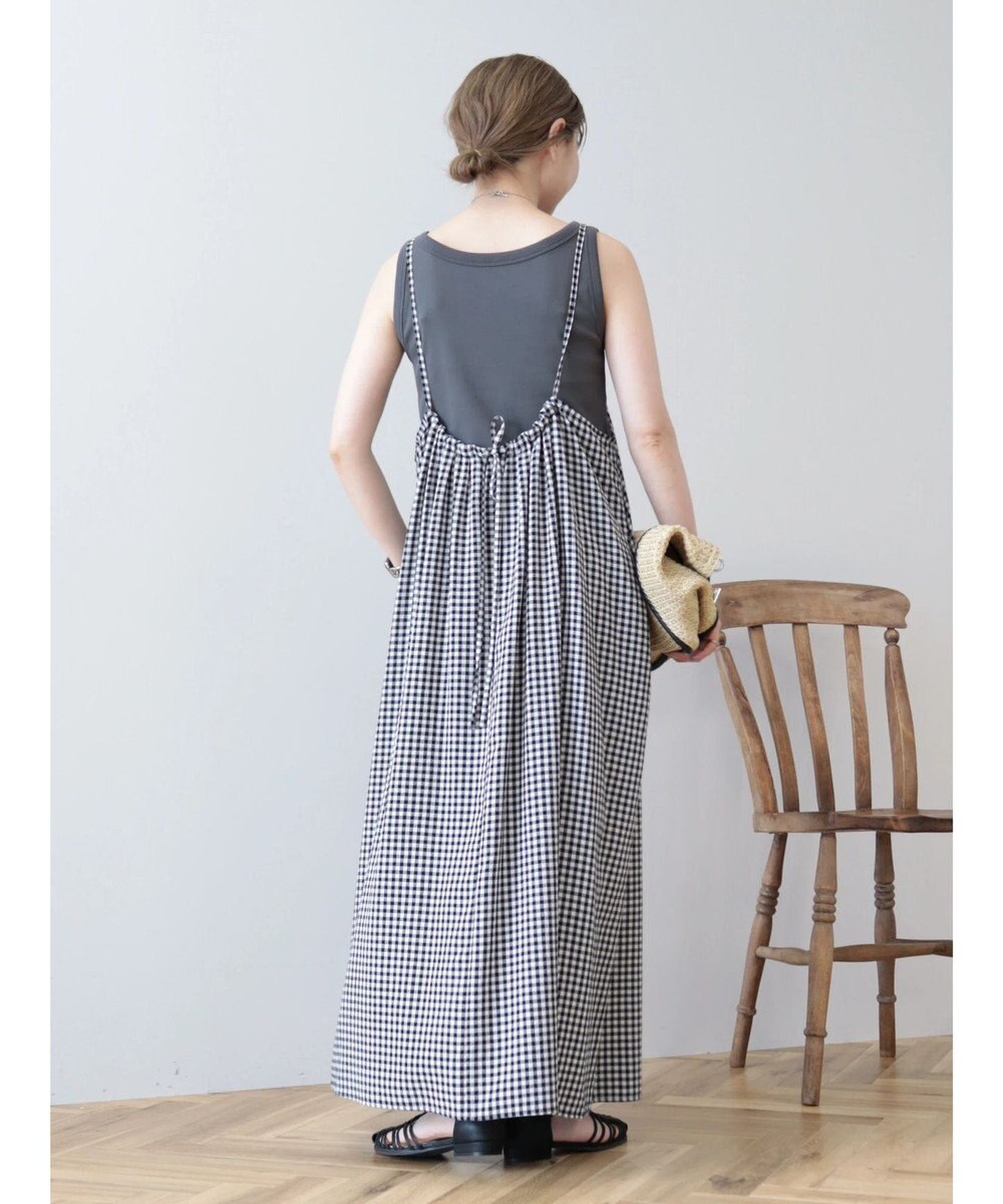 AMERICAN HOLIC ギンガムサッカーキャミワンピース 