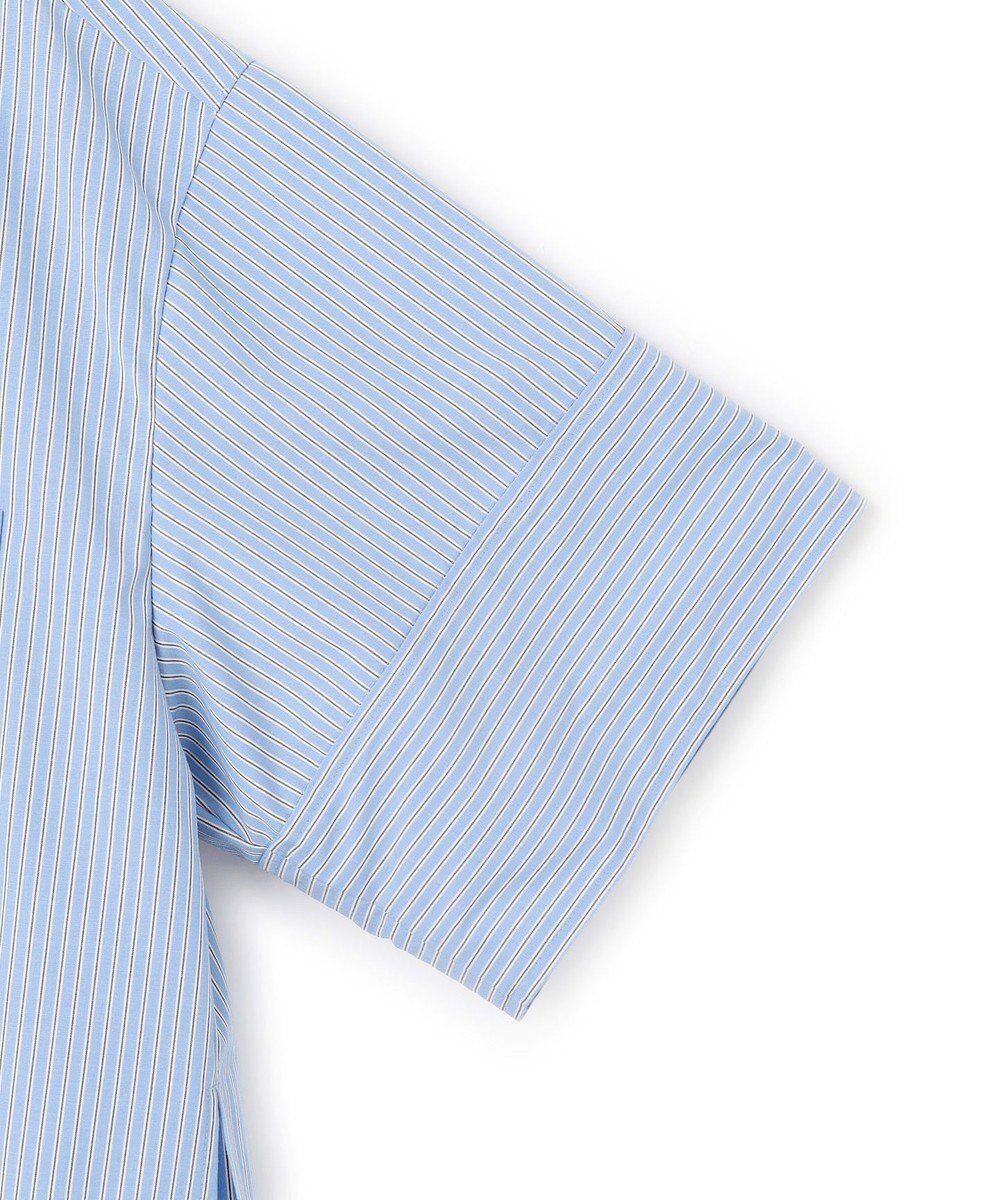 NAVE 【ReNAVE・セットアップ可/洗える/接触冷感/UVケア】コットンポリブロード クロップドシャツ 