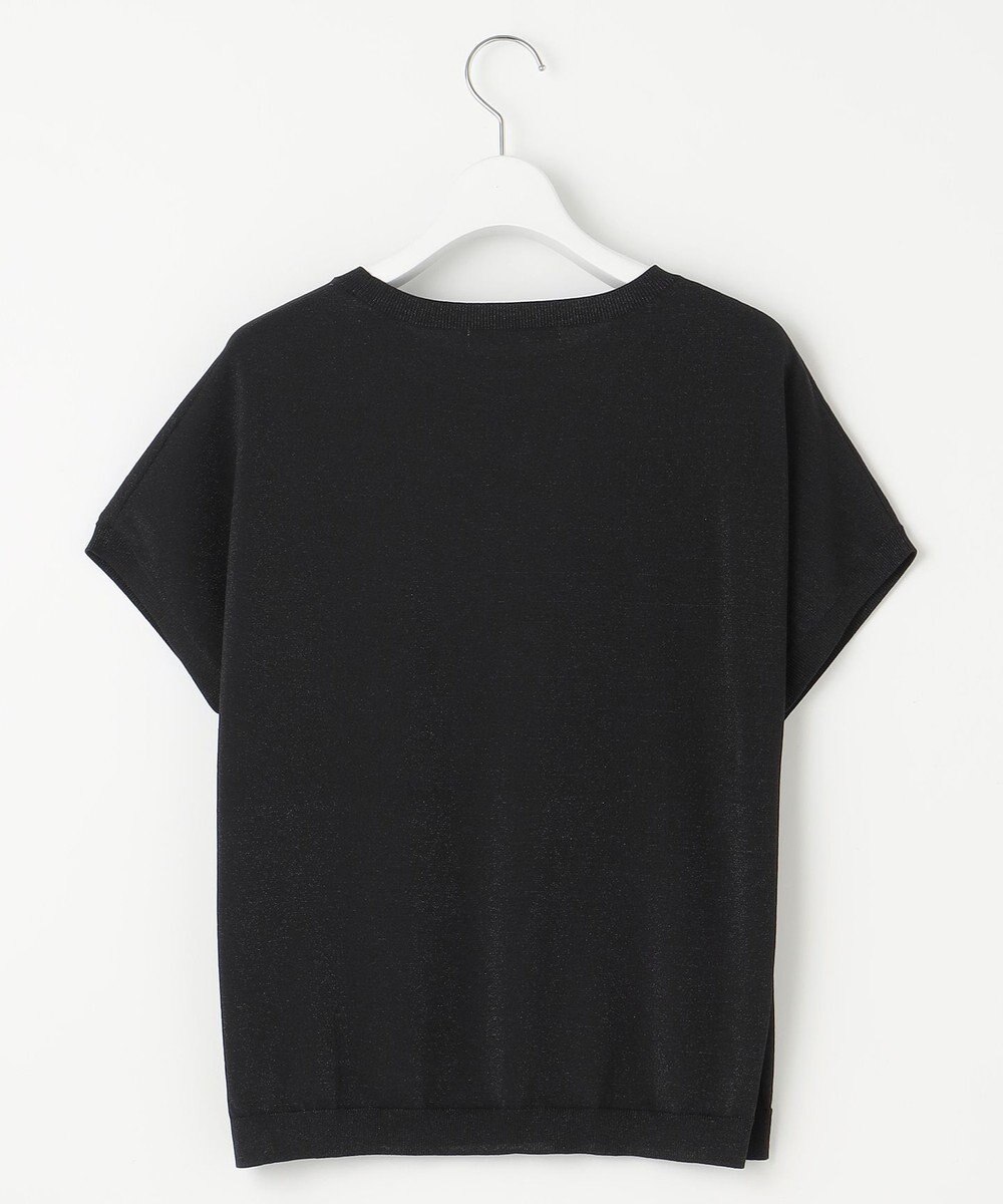 23区 【洗える】レーヨンポリエステルストレッチ プルオーバー ラメニット 