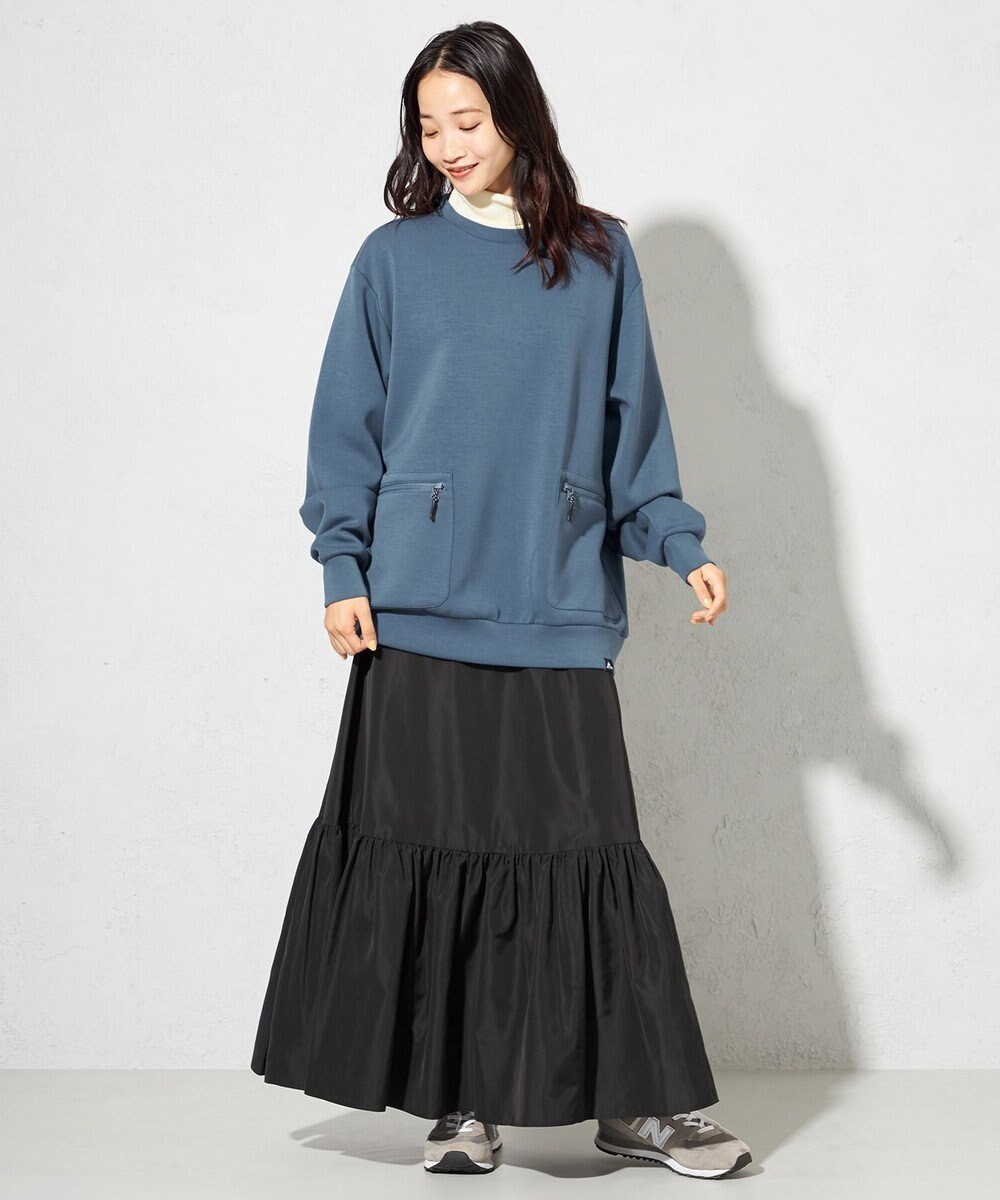 SHARE PARK LADIES 【ウォータープルーフ】　マキシティアードスカート 