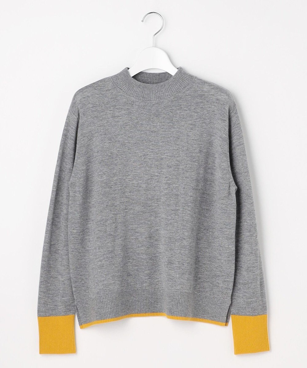 J.PRESS LADIES L SOFT TOUCH WOOL ブロッキング ニット 