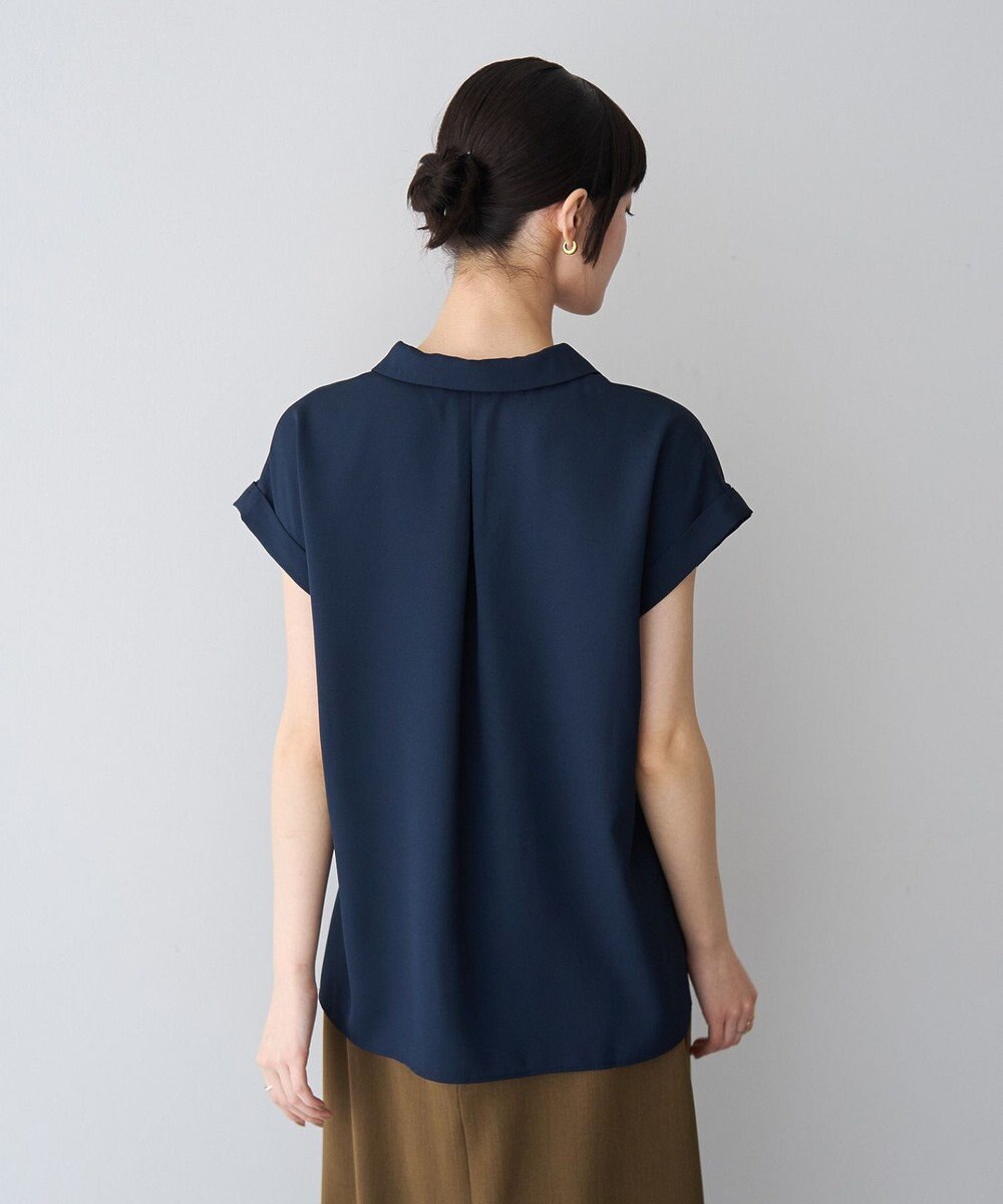 YECCA VECCA 2wayストライプリボンブラウス 