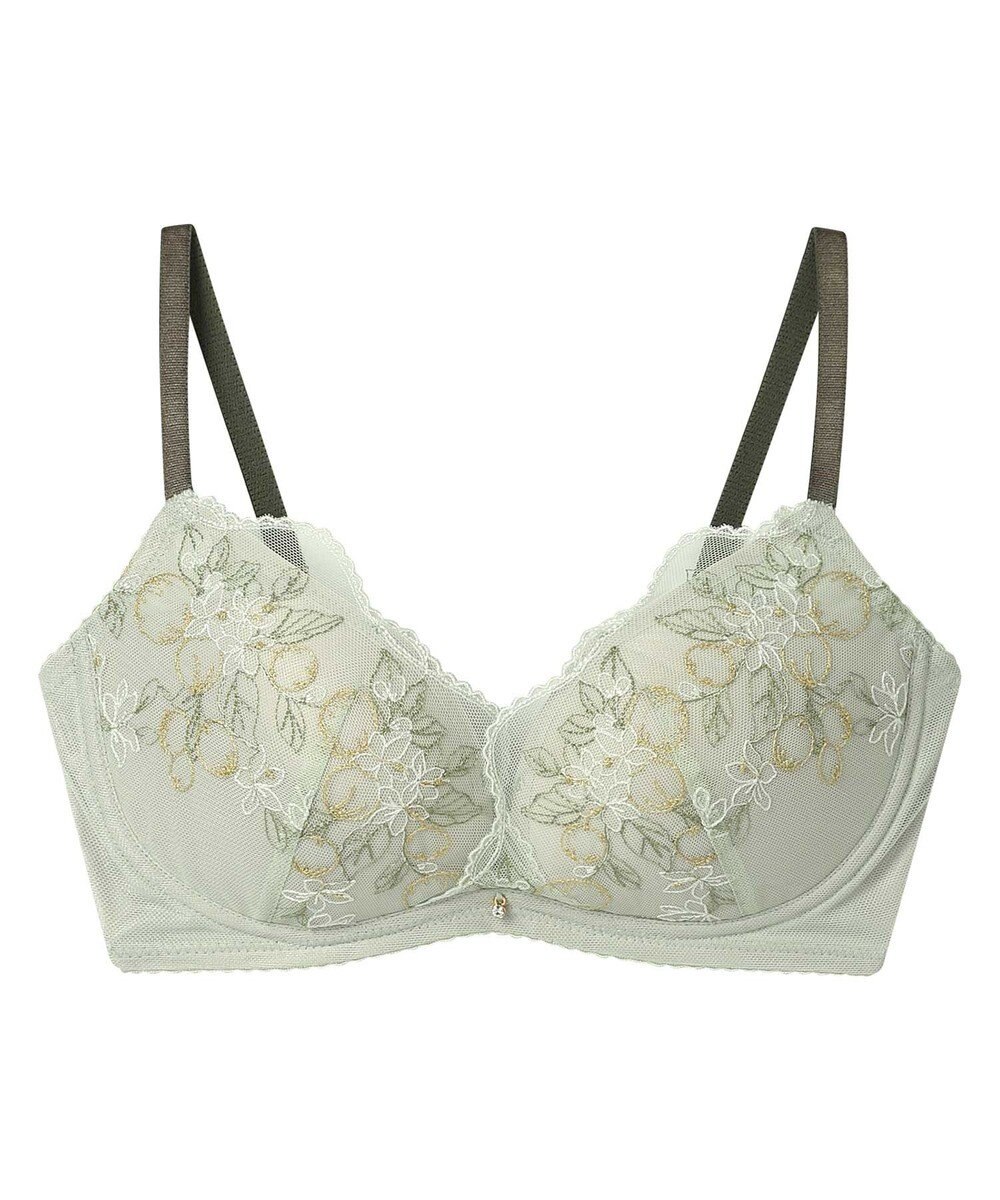 AMPHI ノンワイヤーブラ 谷間をメイク 脇高設計 A~Gカップまで対応 大きいサイズ 【BRAGENIC ブラジェニック 脇高細見えタイプ】 ブラジャー ブラ BMI353 アンフィ／ワコール 