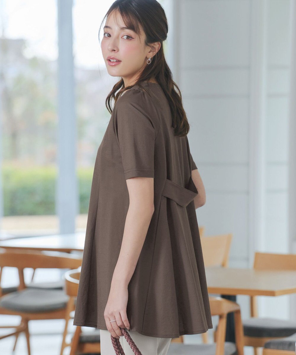 Tiaclasse 【おのののかさん着用 】「冷凛（ひやりん）」カノコバックフレアカットソー 