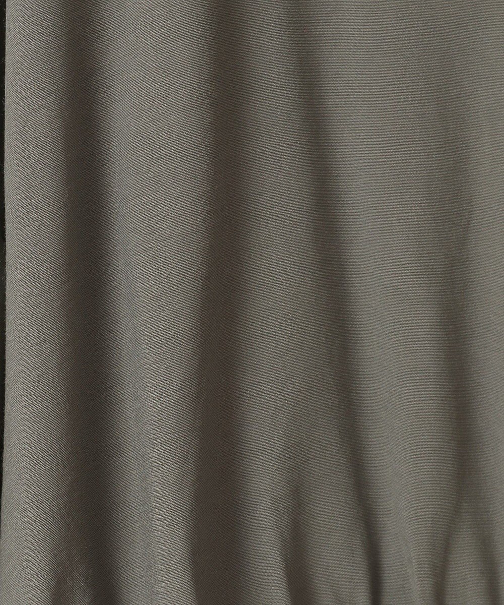 YECCA VECCA ギャザーデザイン配色シャツ 