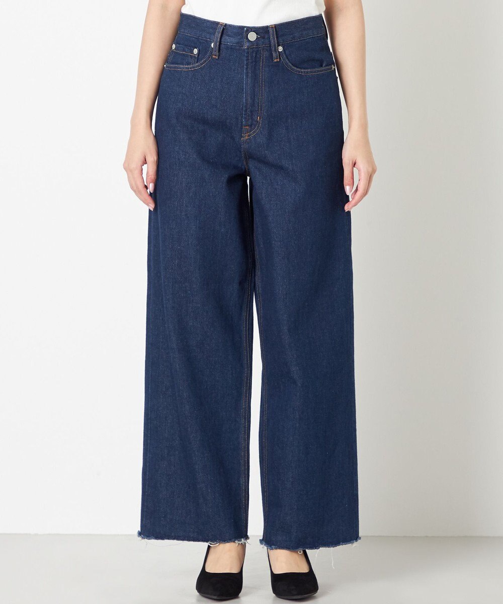 NAVE 【Nave　洗える】デニム ワイドパンツ 
