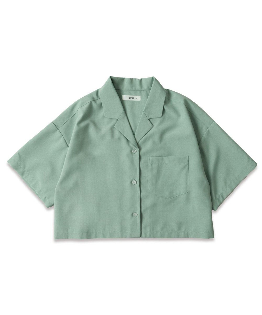 WEGO オープンカラーショートシャツ 