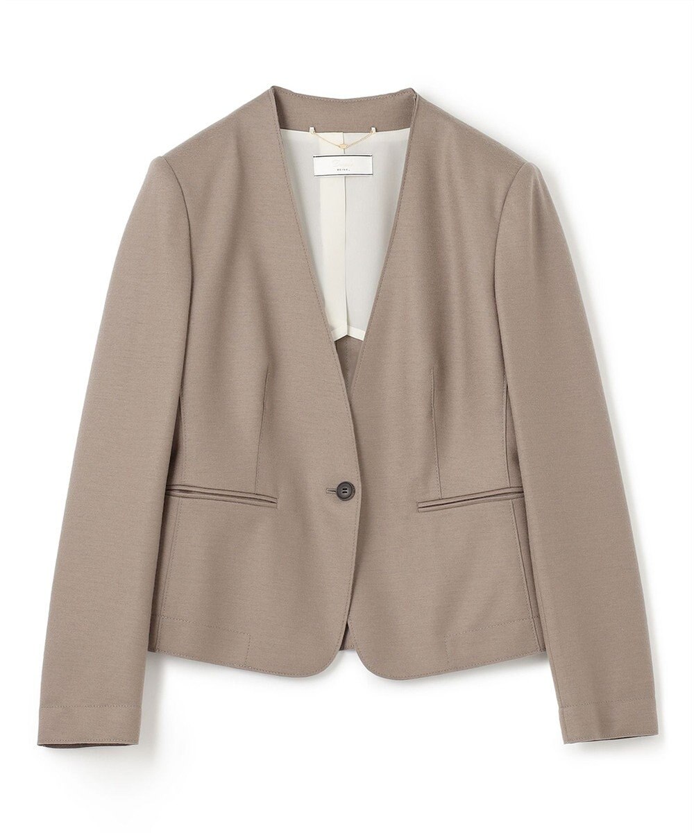 BEIGE， 【S-size】CORBY / ノーカラージャケット 