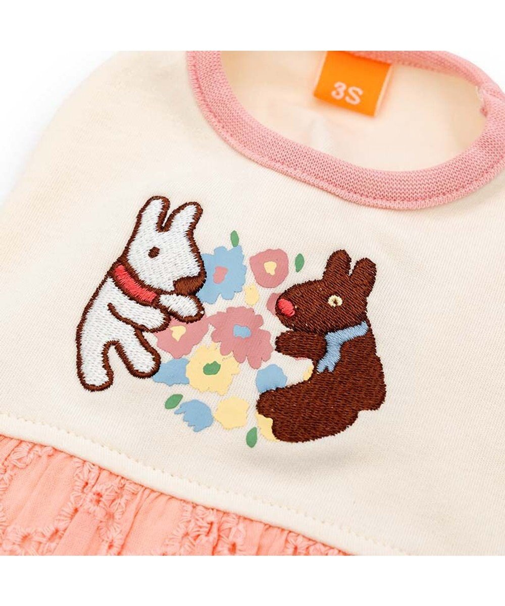 PET PARADISE リサとガスパール 刺繍 レース ワンピース 小型犬 