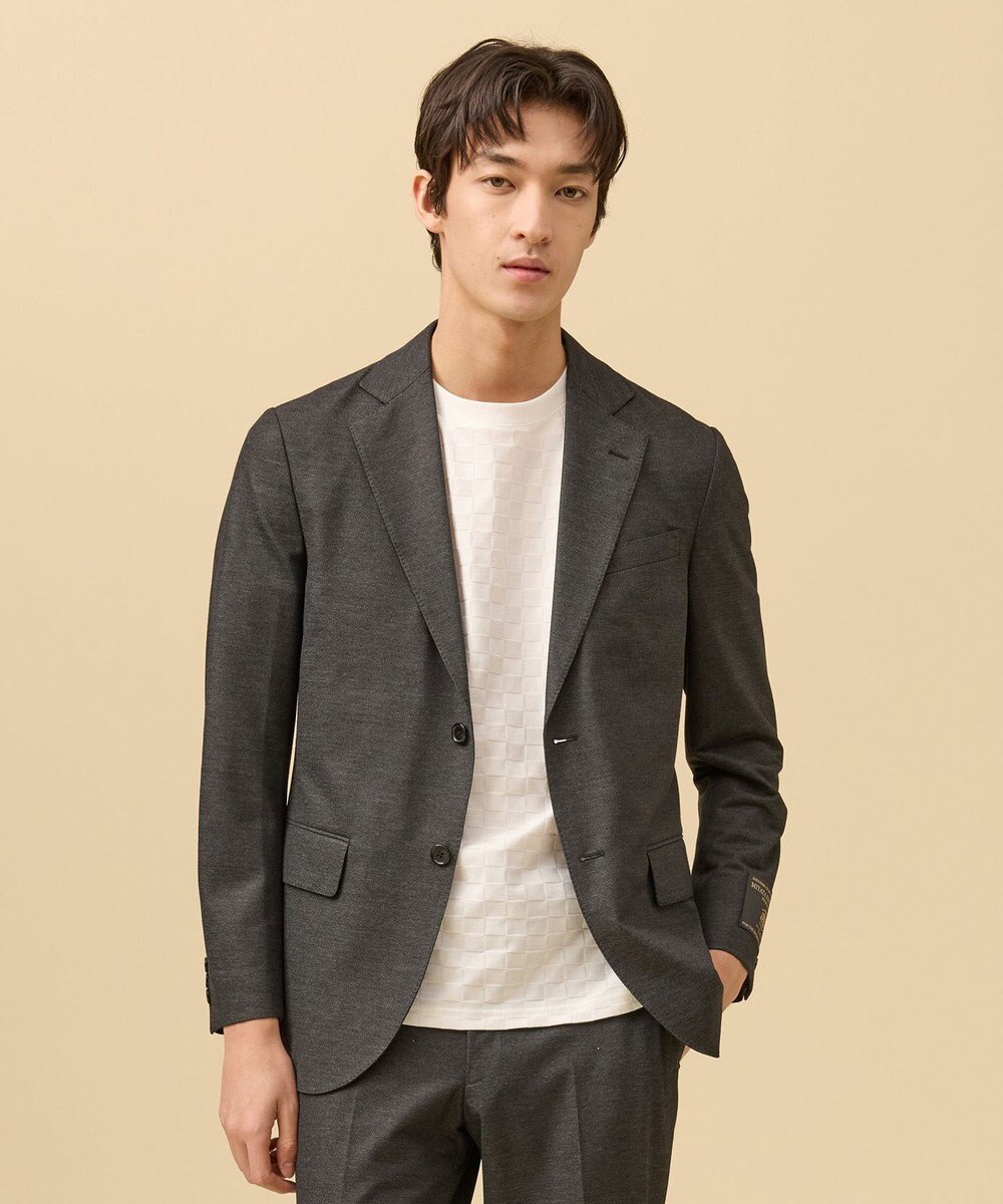 J.PRESS MEN 夏に嬉しい6つの高機能【セットアップ対応】【J.PRESS-POOL WOOL】ジャージーセットアップ ジャケット 