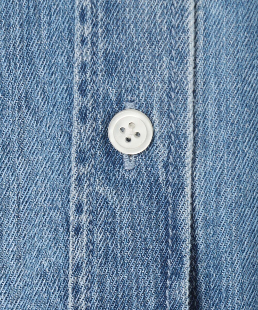 23区 【SLOW/一部店舗限定】LIGHT DENIM クロップド シャツ 