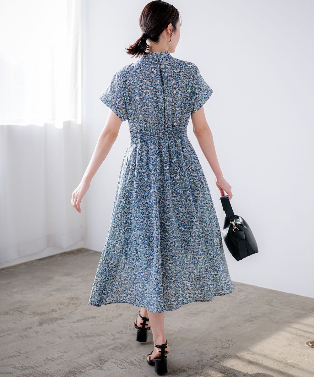 組曲 【先行予約】フラワーガーデンプリント ワンピース 