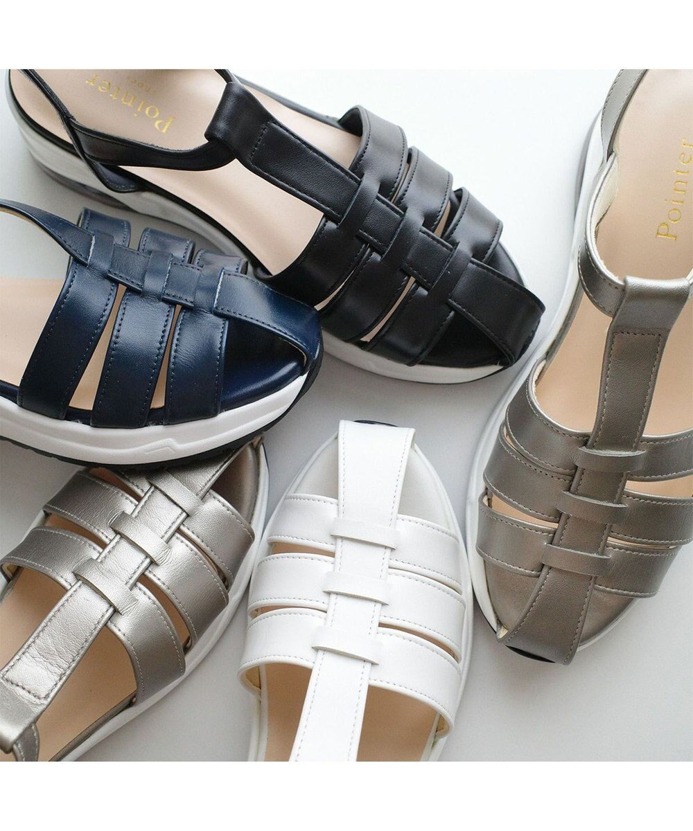 Pointer 日本製 本革グルカスポーツサンダル 