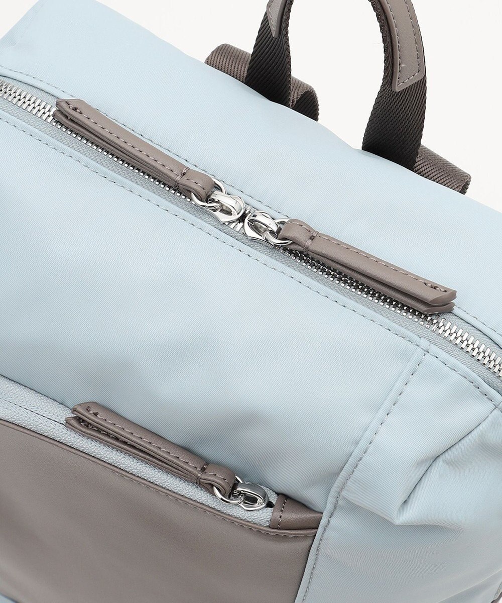 Y'SACCS ナイロン×リサイクルレザー　コンビマルチリュック 