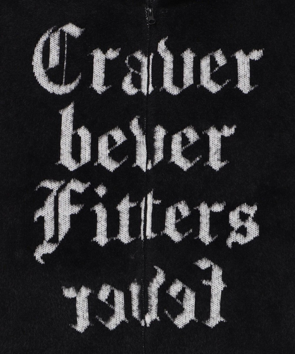 WEGO シャギーグラフィックZIPパーカー 