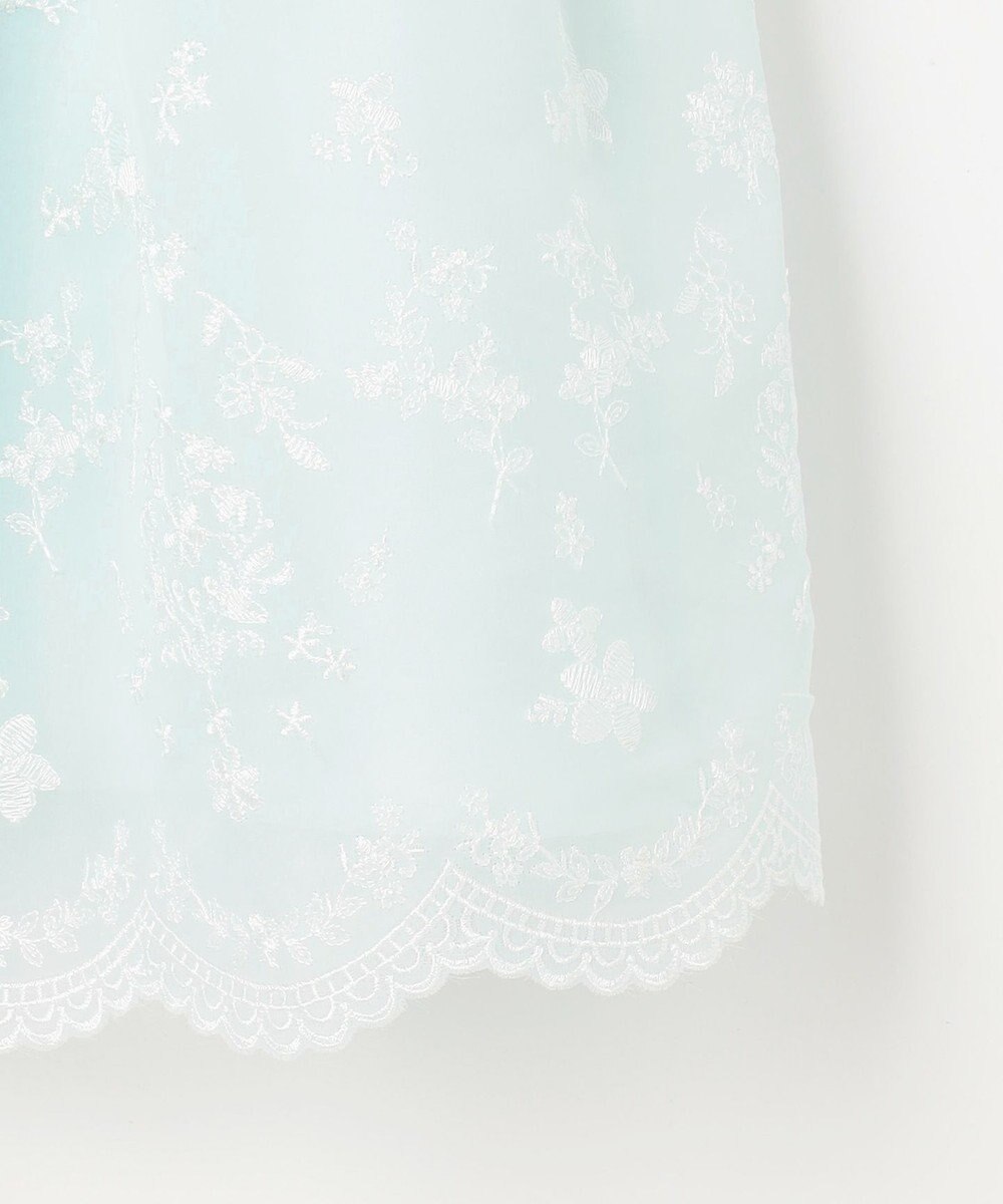 ANY KIDS 総刺繍 花柄ワンピース 