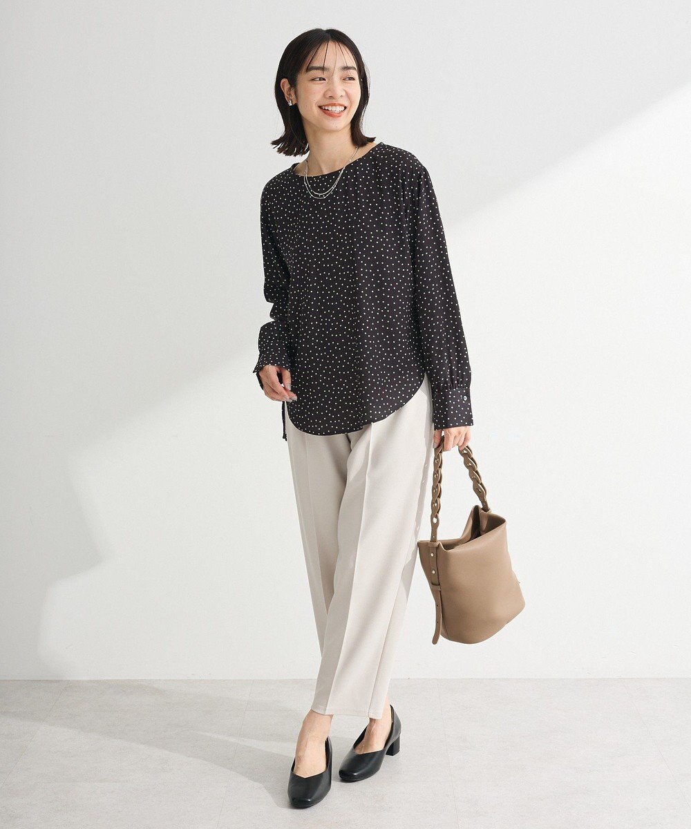 Green Parks きれいシルエット接触冷感テーパードパンツ 