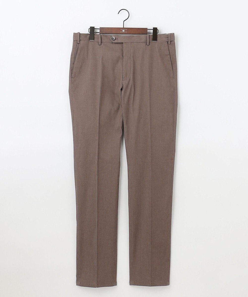 JOSEPH ABBOUD 【キングサイズ・ウエストも伸びる！】コードストライプムーブ パンツ 