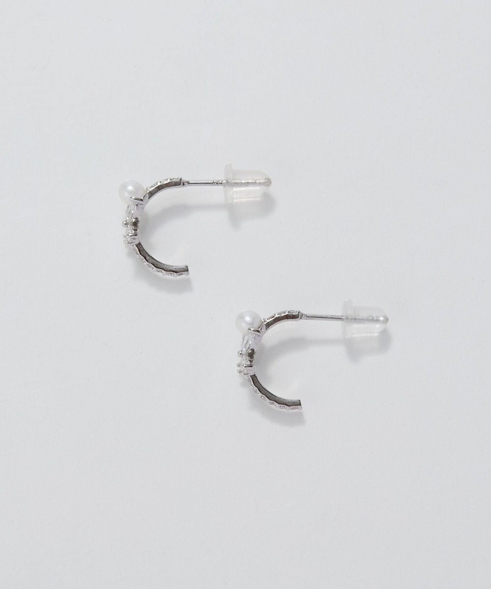 Phoebe 〈オンワード限定セット〉ロマンティックビジューバタフライフープピアス×リッチラインフォースシューネックレス　 