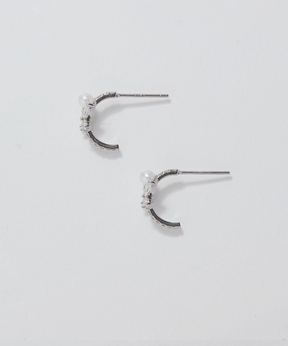 Phoebe 〈オンワード限定セット〉ロマンティックビジューバタフライフープピアス×リッチラインフォースシューネックレス　 