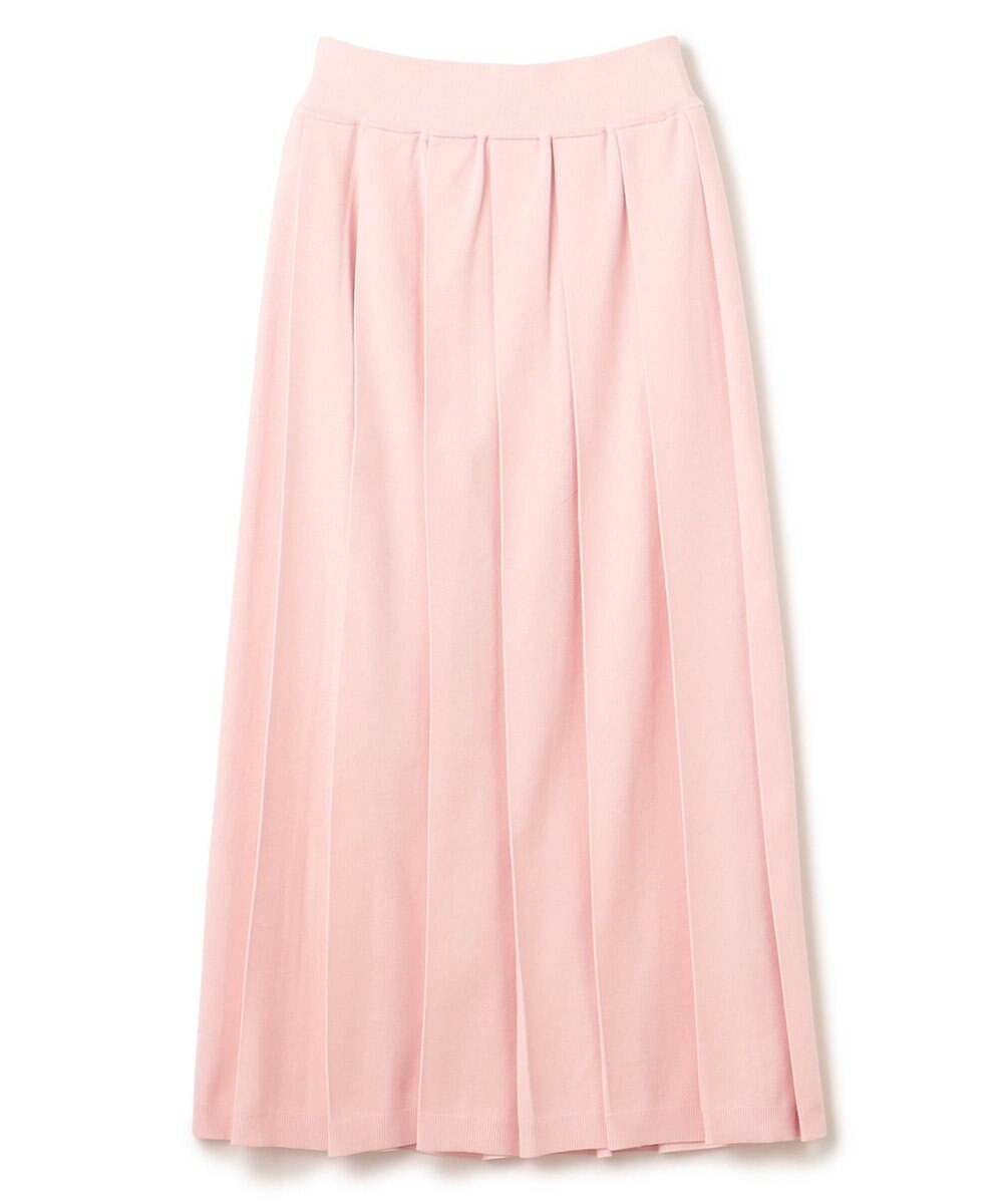 uncrave 【手洗い可】ドライタッチ ニット プリーツ スカート（uncrave WHITE） 