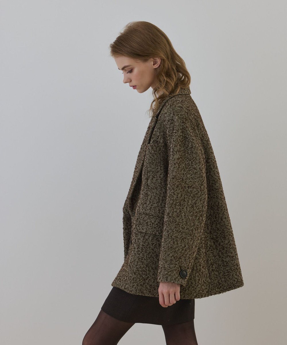 GRACE CONTINENTAL カルゼツイードダブルジャケット 