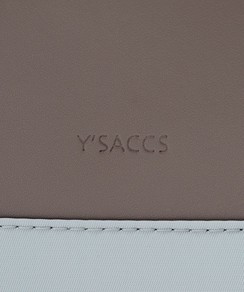 Y'SACCS ナイロン×リサイクルレザー　コンビマルチリュック 