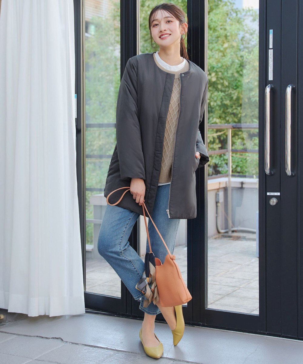 Tiaclasse L ミドル丈パデットコート 