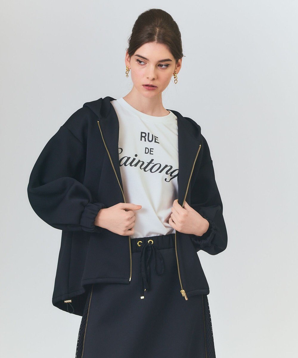 GRACE CONTINENTAL エンブレムフーディ 