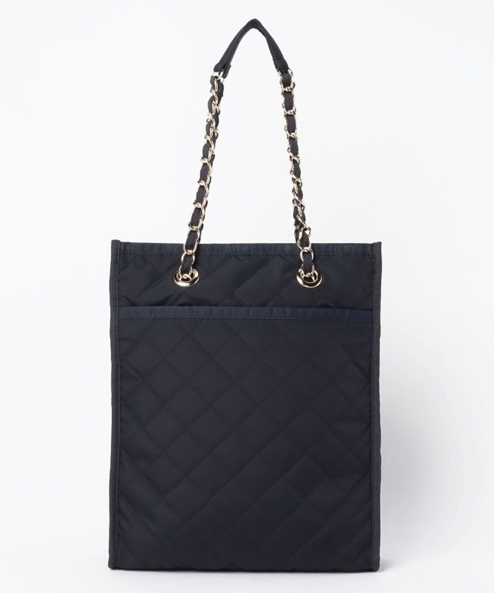 LeSportsac CHAIN N/S TOTE/ディープシーブルーキルト 