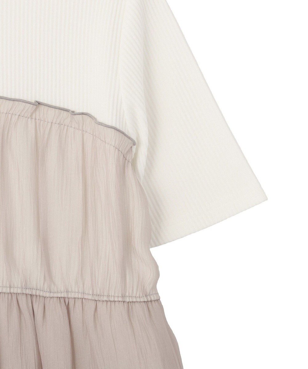 Green Parks オーガンジービスチェドッキング半袖プルオーハ 