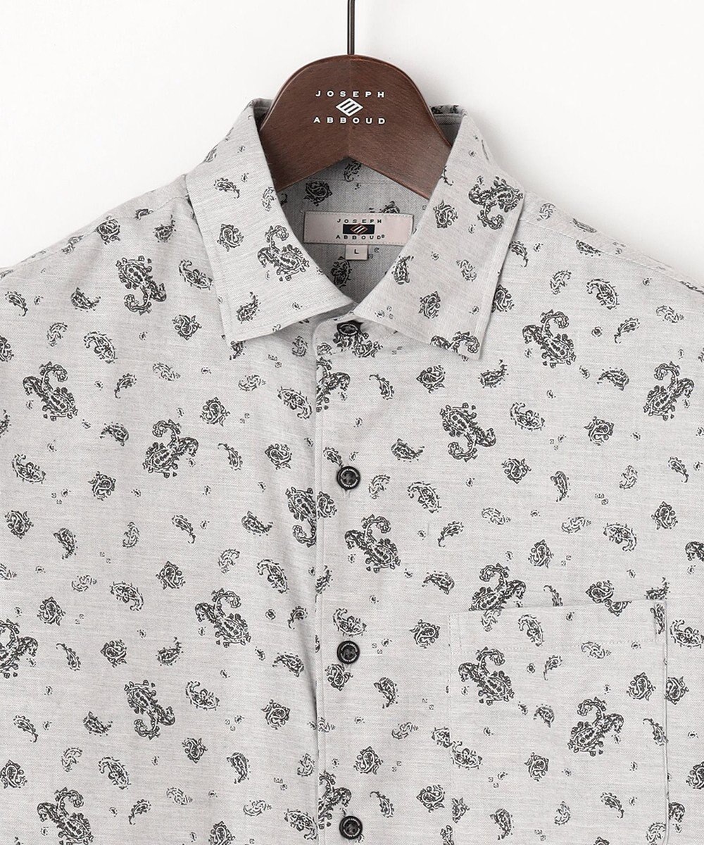 JOSEPH ABBOUD 【柔らか】シャンブレーツイルピーチ シャツ 