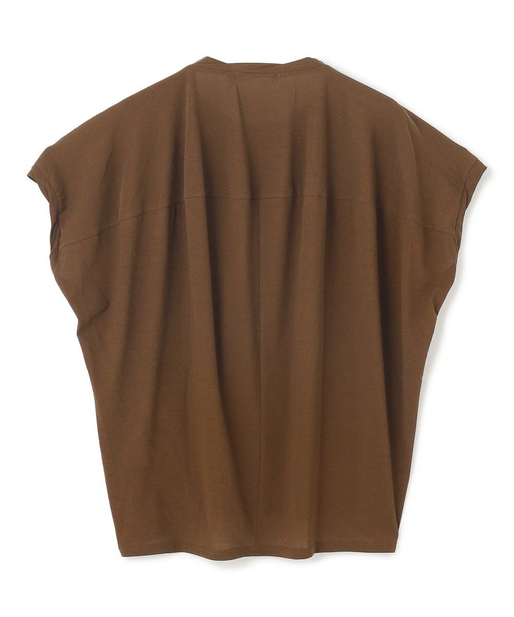 BEIGE， 【BEIGE,ecru/WEB限定・洗える】FINE DRY TOUCH / ねじりデザインコットンクルーネックTシャツ 