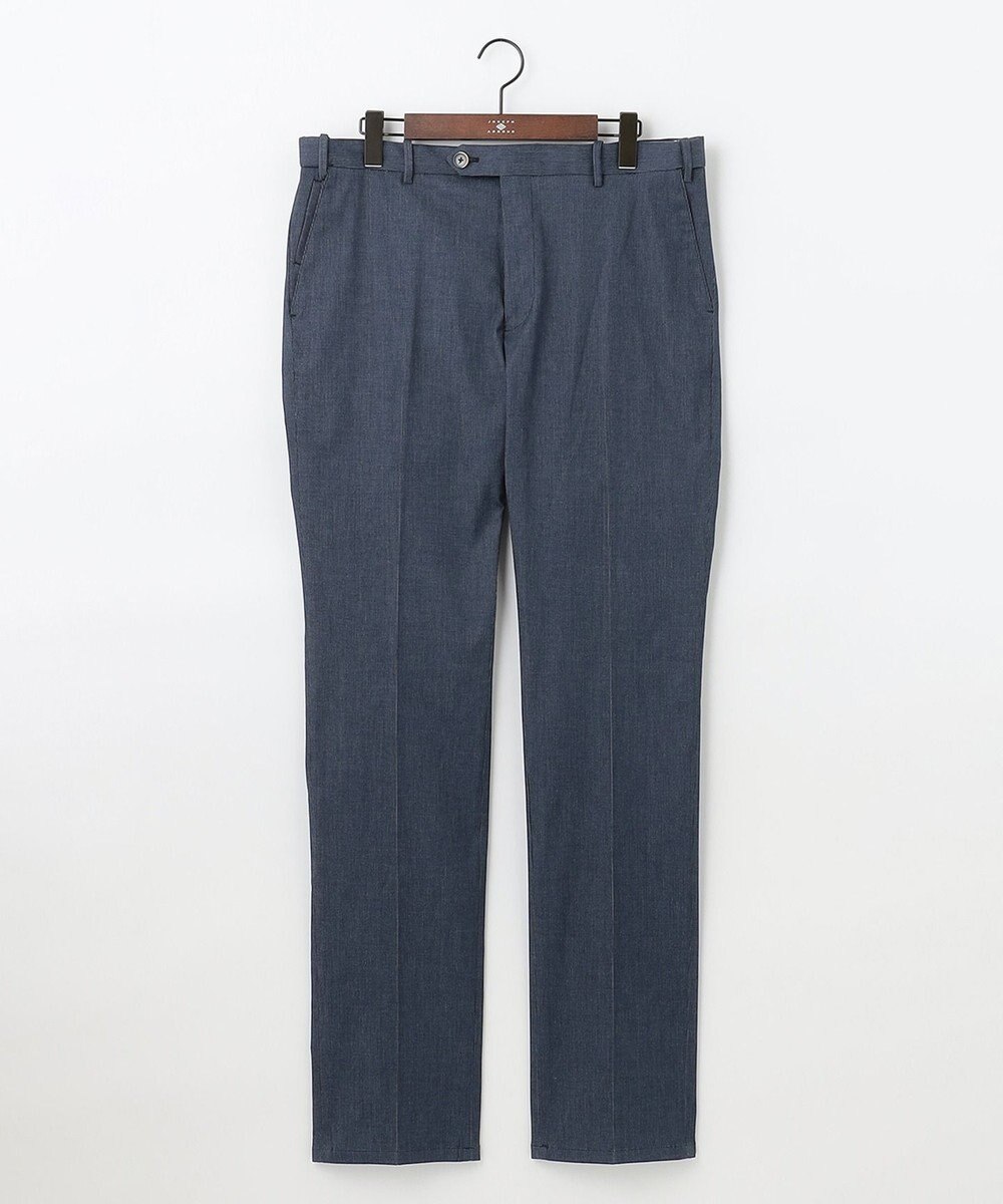 JOSEPH ABBOUD 【キングサイズ・ウエストも伸びる！】コードストライプムーブ パンツ 