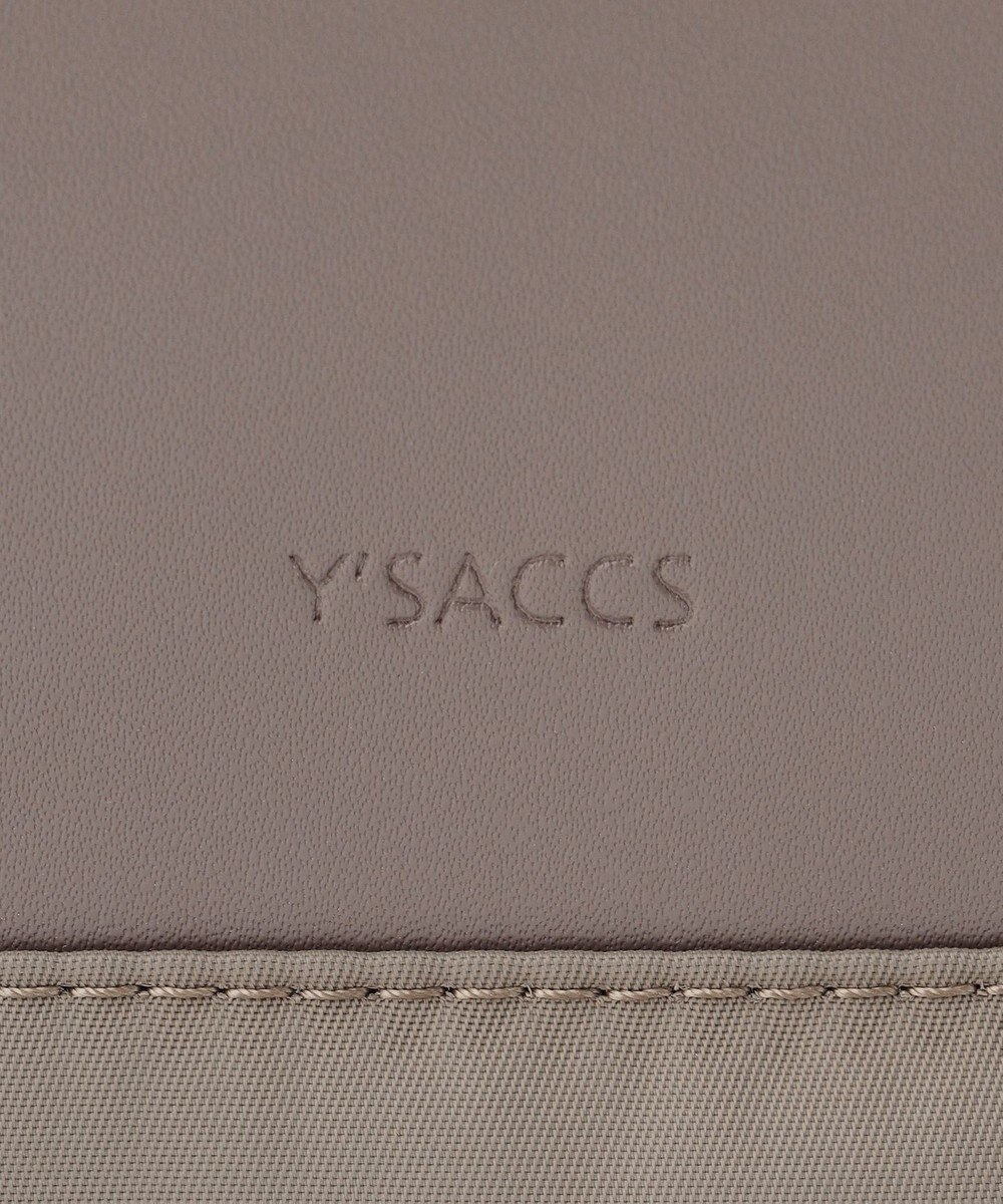 Y'SACCS ナイロン×リサイクルレザー　コンビマルチリュック 