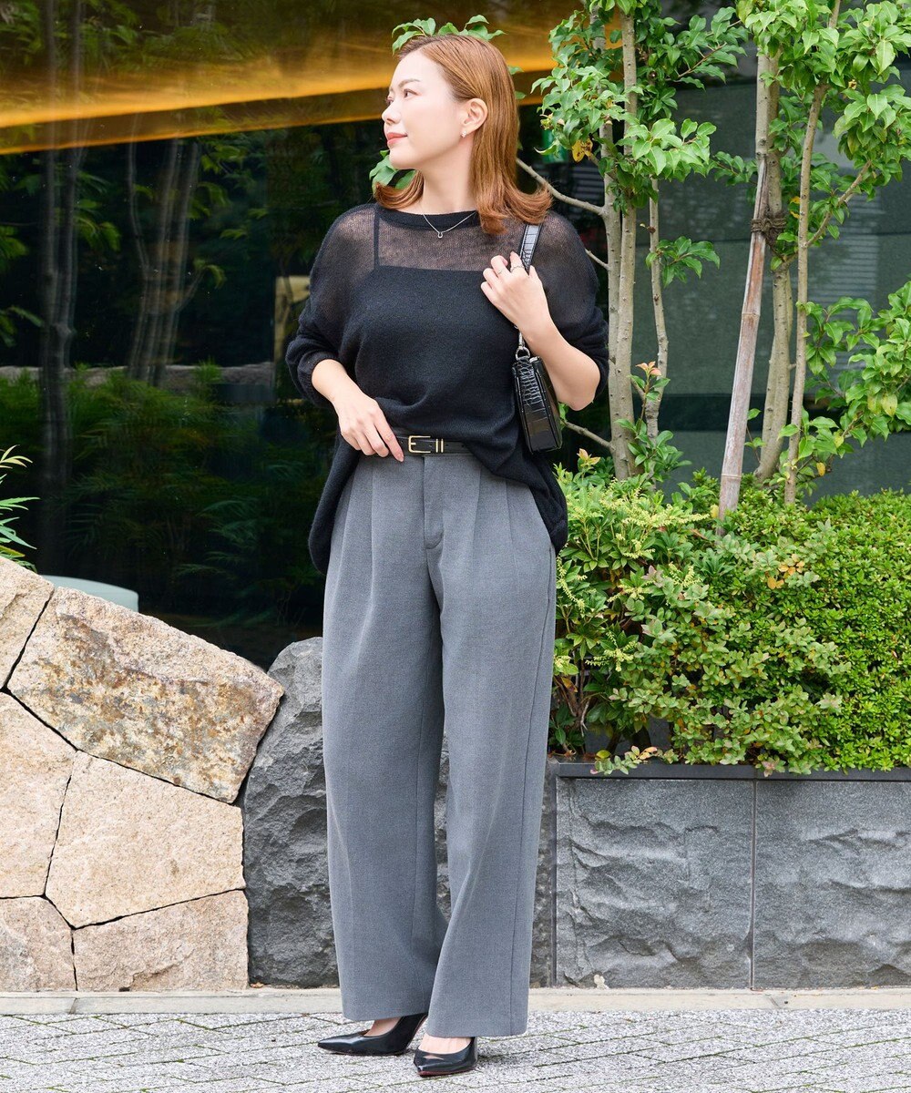 Phoebe 〈オンワード限定セット〉ロマンティックビジューバタフライフープピアス×リッチラインフォースシューネックレス　 