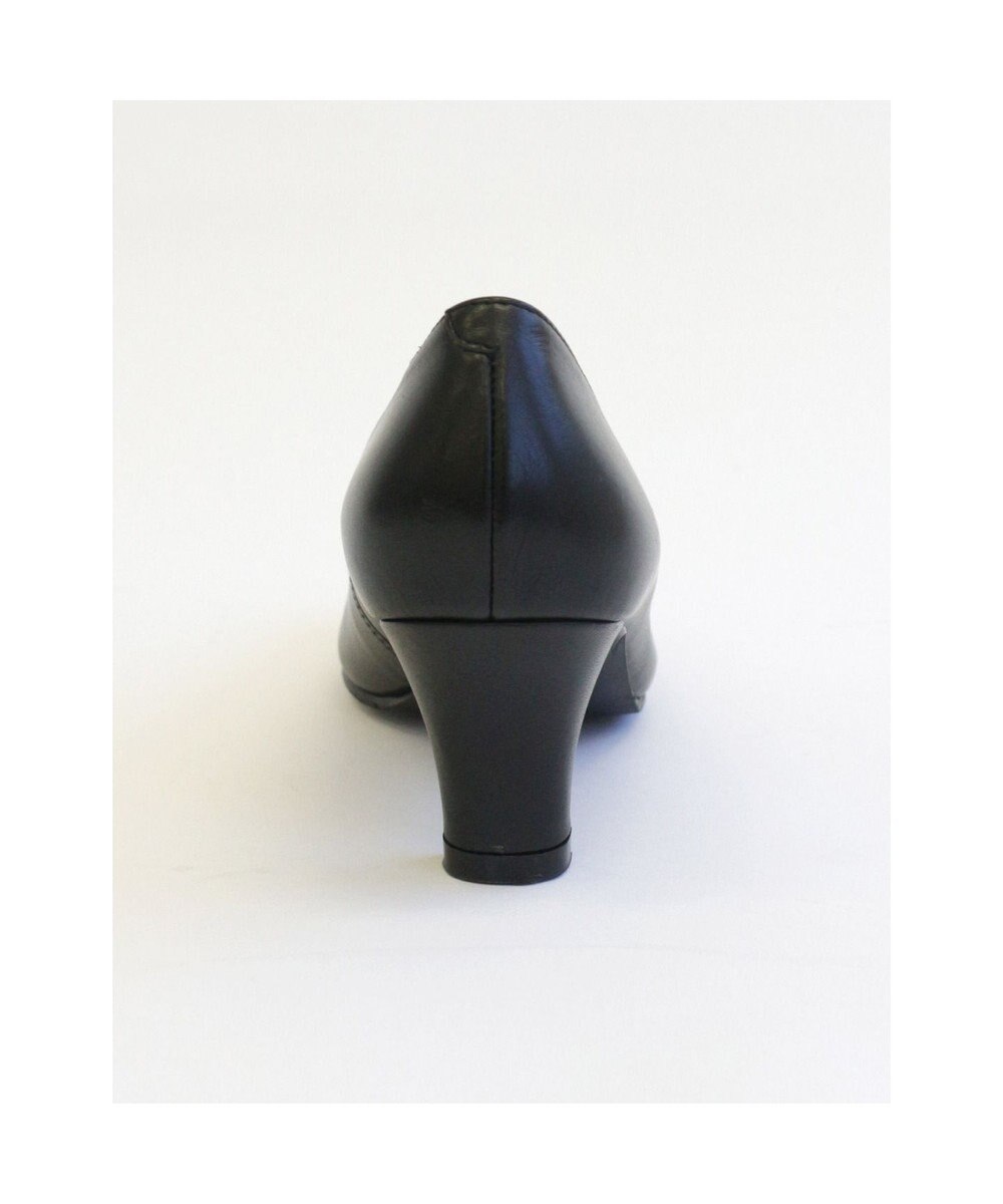 Pointer 日本製 本革低反発スクエアトゥパンプス 