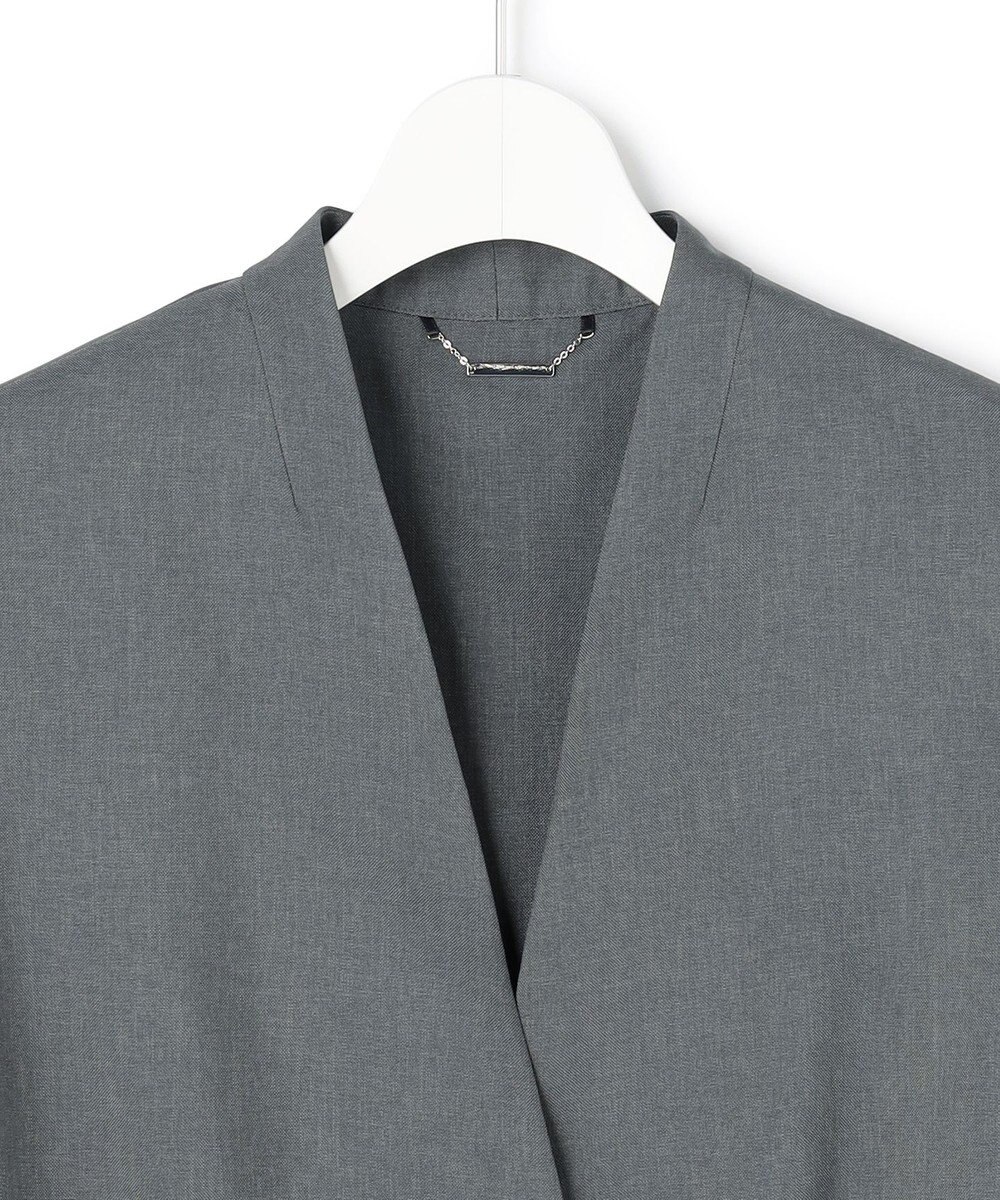 ICB L 【WEB＆一部店舗限定】 SerikaWorsted ノーカラーロングジレ 