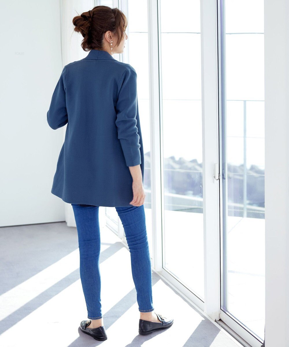 Tiaclasse 【新色追加・洗える】ミラノリブミドル丈カーディガン 