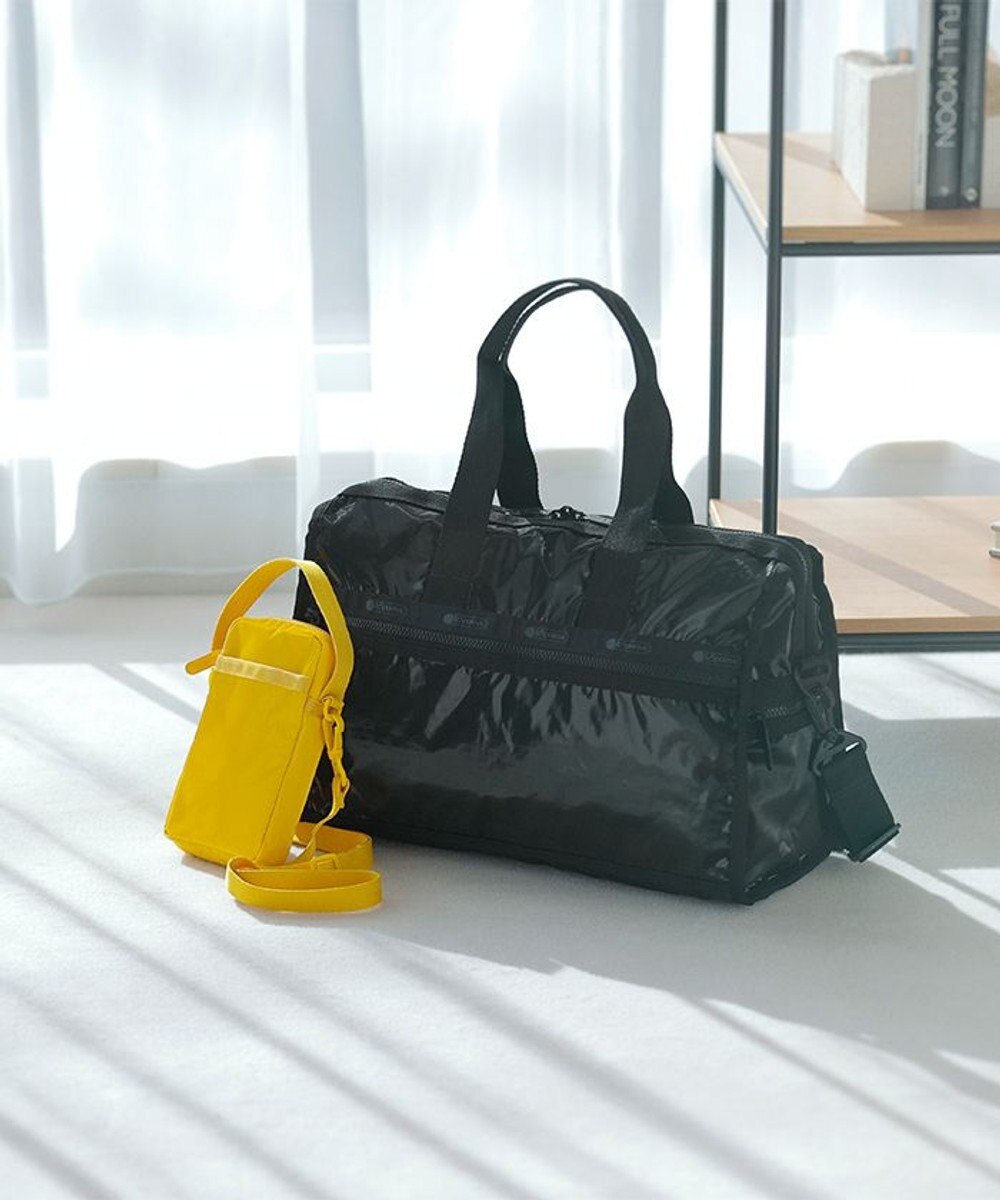 LeSportsac DELUXE MED WEEKENDER/ブラックシャイン 